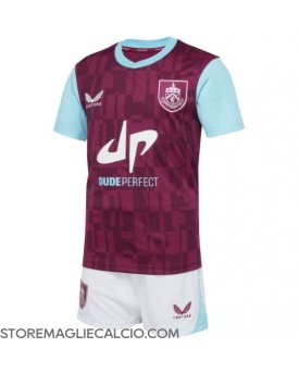 Burnley Maglia Gara Casa Repliche 2024-25 Bambino Maniche Corte Burnley Maglia Gara Casa Repliche 2024-25 Bambino Maniche Corte